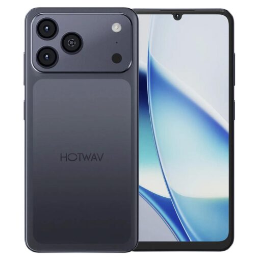 Smartphone Hotwav A17 Pro Max Global 64GB 3GB RAM Dual SIM Tela 6.75" - Preto
