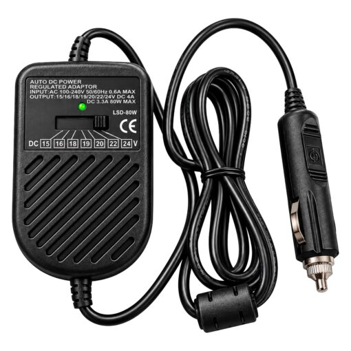 Alternative view of FONTE UNIVERSAL P/NOTEBOOK 8 CONECTORES 12-24V 120W PARA CARRO