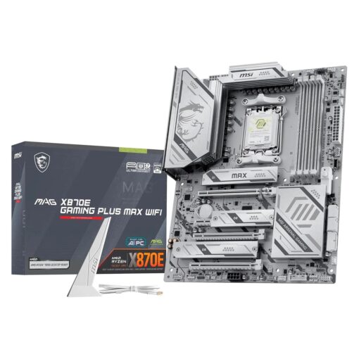 Placa Mãe MSI X870E Gaming Plus Max WiFi DDR5 Socket AM5 Chipset AMD X870E ATX