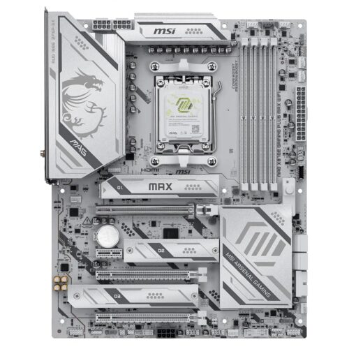 Alternative view of Placa Mãe MSI X870E Gaming Plus Max WiFi DDR5 Socket AM5 Chipset AMD X870E ATX
