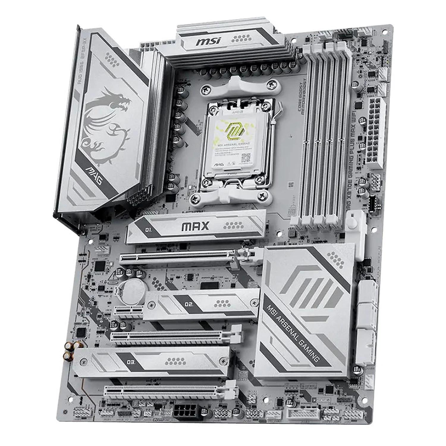 Placa Mãe MSI X870E Gaming Plus Max WiFi DDR5 Socket AM5 Chipset AMD X870E ATX - Imagen 3