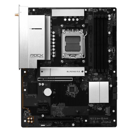 Alternative view of Placa Madre ASRock B650 Rock WiFi 7 DDR5 Socket AM5 Chipset AMD B650 ATX