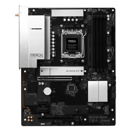 Alternative view of Placa Madre ASRock B850 Rock WiFi 7 DDR5 Socket AM5 Chipset AMD B850 ATX