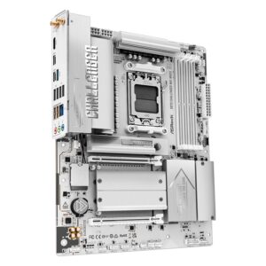 Placa Madre ASRock X870 Challenger WiFi White DDR5 Socket AM5 Chipset AMD X870 ATX - Imagen 3