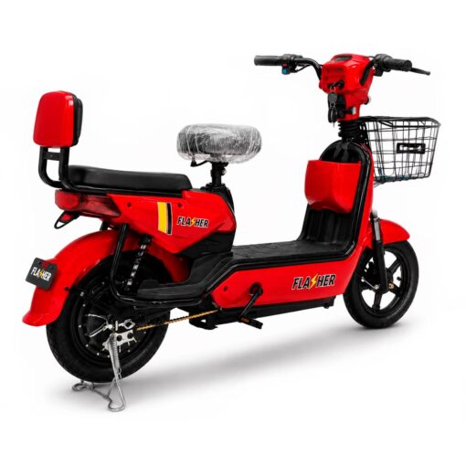 Alternative view of Moto Elétrica Flasher Autopropelid 500W 14" LED - Rojo
