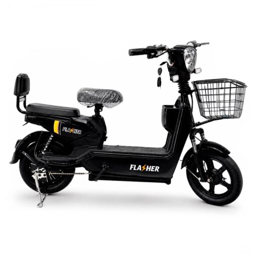 Moto Elétrica Flasher Autopropelid 500W 14" LED - Negro