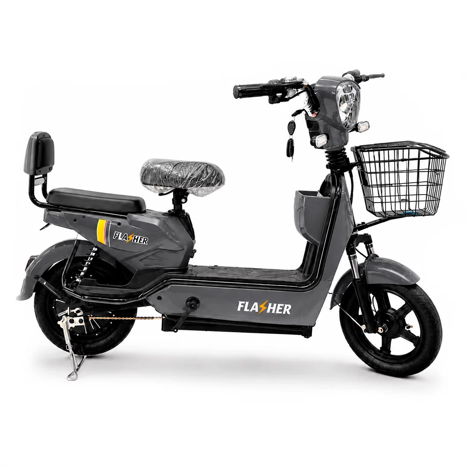 MOTO Elétrica FLASHER 500W AUTOPROPELID BAT.LITHIUN /Gris