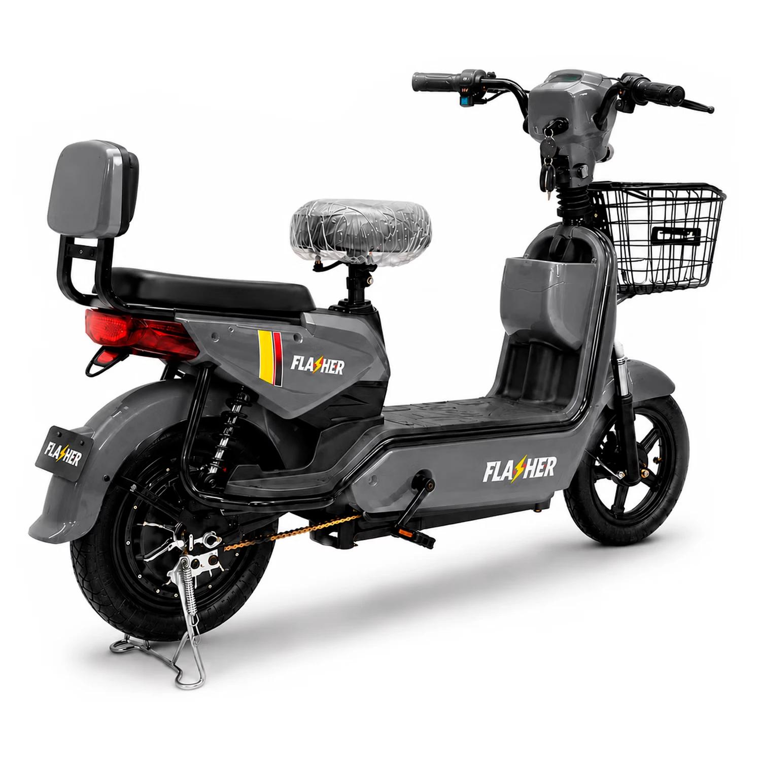 MOTO Elétrica FLASHER 500W AUTOPROPELID BAT.LITHIUN /Gris - Imagen 2