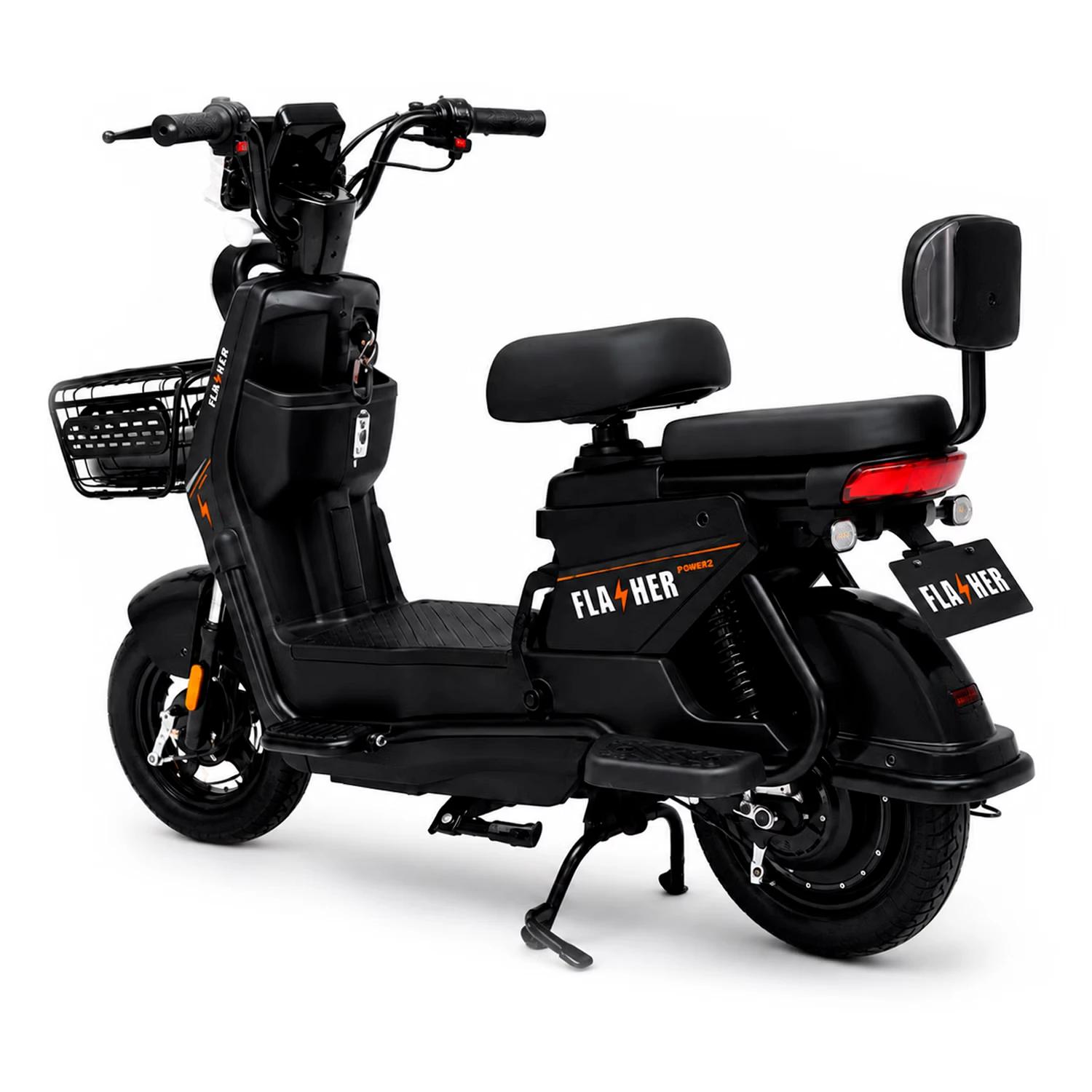 Moto Elétrica Flasher Autopropelid 1000W 14" LED - Negro - Imagen 2