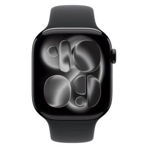 Apple Watch Series 11 MEQT4AM/A Caixa Alumínio 42mm Preto Brilhante - Esportiva Preto S/M - Imagen 2