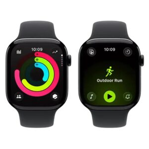 Apple Watch Series 11 MEQT4AM/A Caixa Alumínio 42mm Preto Brilhante - Esportiva Preto S/M - Imagen 3