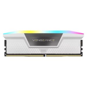 Memoria RAM Corsair Vengeance RGB 32GB (2x16GB) DDR5 6000 MHz - CMH32GX5M2D6000Z38W - Imagen 2