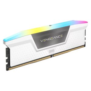 Memoria RAM Corsair Vengeance RGB 32GB (2x16GB) DDR5 6000 MHz - CMH32GX5M2D6000Z38W - Imagen 3