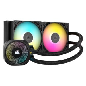 Water Cooler Para Procesador Corsair Icue Link Titan 240 RX AIO RGB - Negro