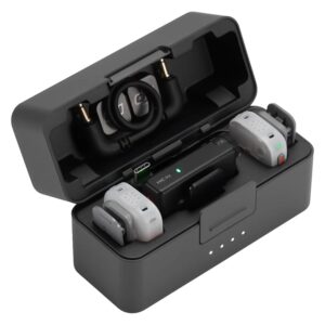 Micrófono Lapela DJI Mic Mini 2S USB-C Inalámbrico Para Smartphone - Negro (2 TX + 1 RX + CHARGING CASE) - Imagen 2