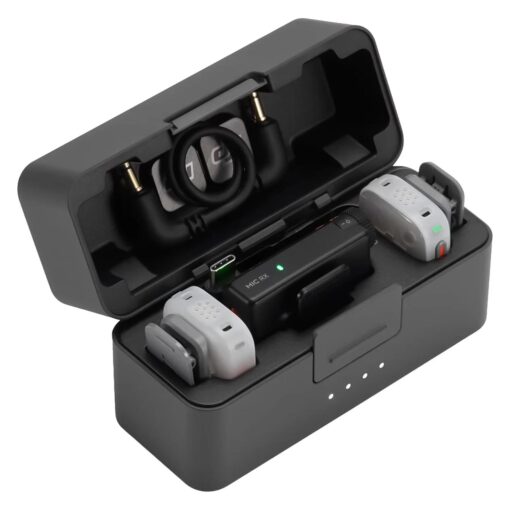 Alternative view of Micrófono Lapela DJI Mic Mini 2S USB-C Inalámbrico Para Smartphone - Negro (2 TX + 1 RX + CHARGING CASE)