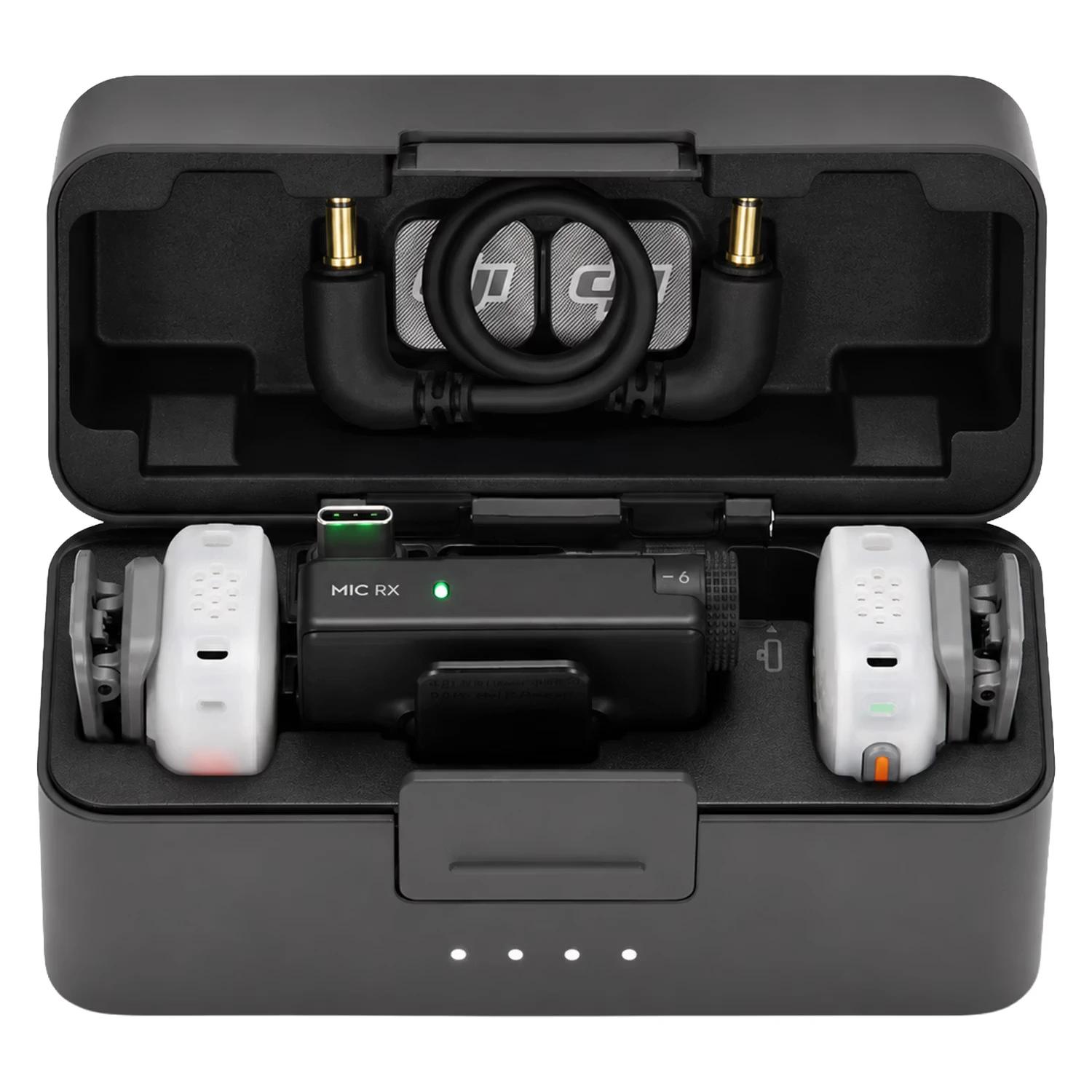 Micrófono Lapela DJI Mic Mini 2S USB-C Inalámbrico Para Smartphone - Negro (2 TX + 1 RX + CHARGING CASE) - Imagen 3