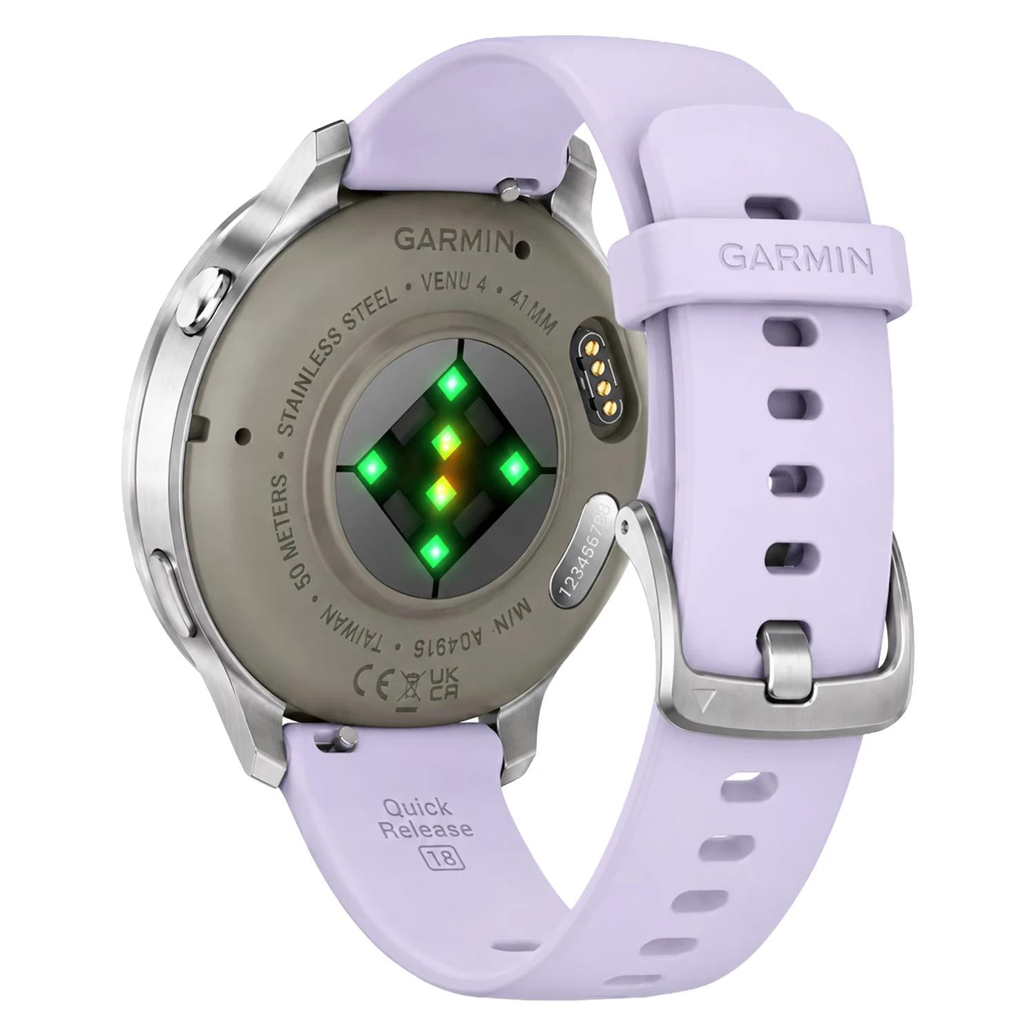Smartwatch Garmin Venu 4 010-03013-01 45mm - Prata e Roxo - Imagen 4