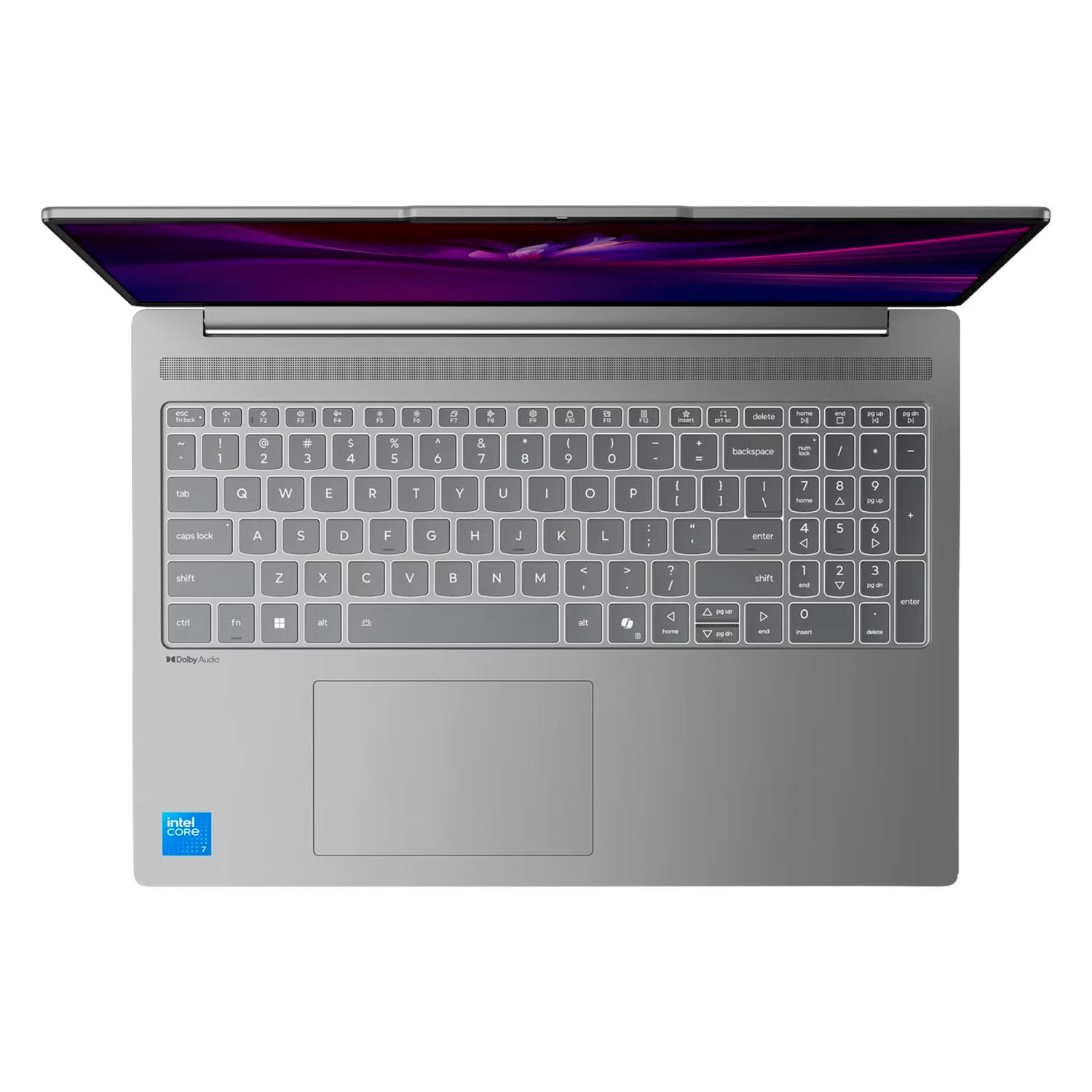 Notebook Lenovo IdeaPad Slim 5 Intel Core 7-240 16GB RAM 512GB SSD Pantalla 16" WUXGA Windows 11 Inglés Gris - 83J1002SUS - Imagen 3