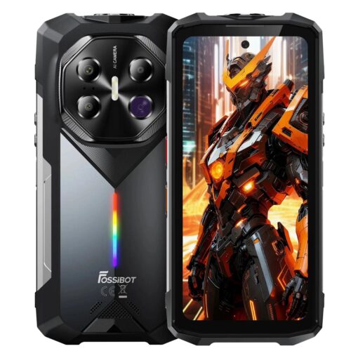 Smartphone Fossibot F113 5G 256GB 12GB RAM Dual SIM Pantalla 6.9" - Negro