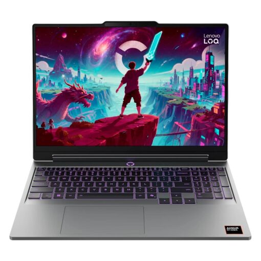 Notebook Gamer Lenovo LOQ Intel Core 7-250 RTX 5060 16GB RAM 512GB SSD Pantalla 15.3" WUXGA Windows 11 Gris - 83TN0003US