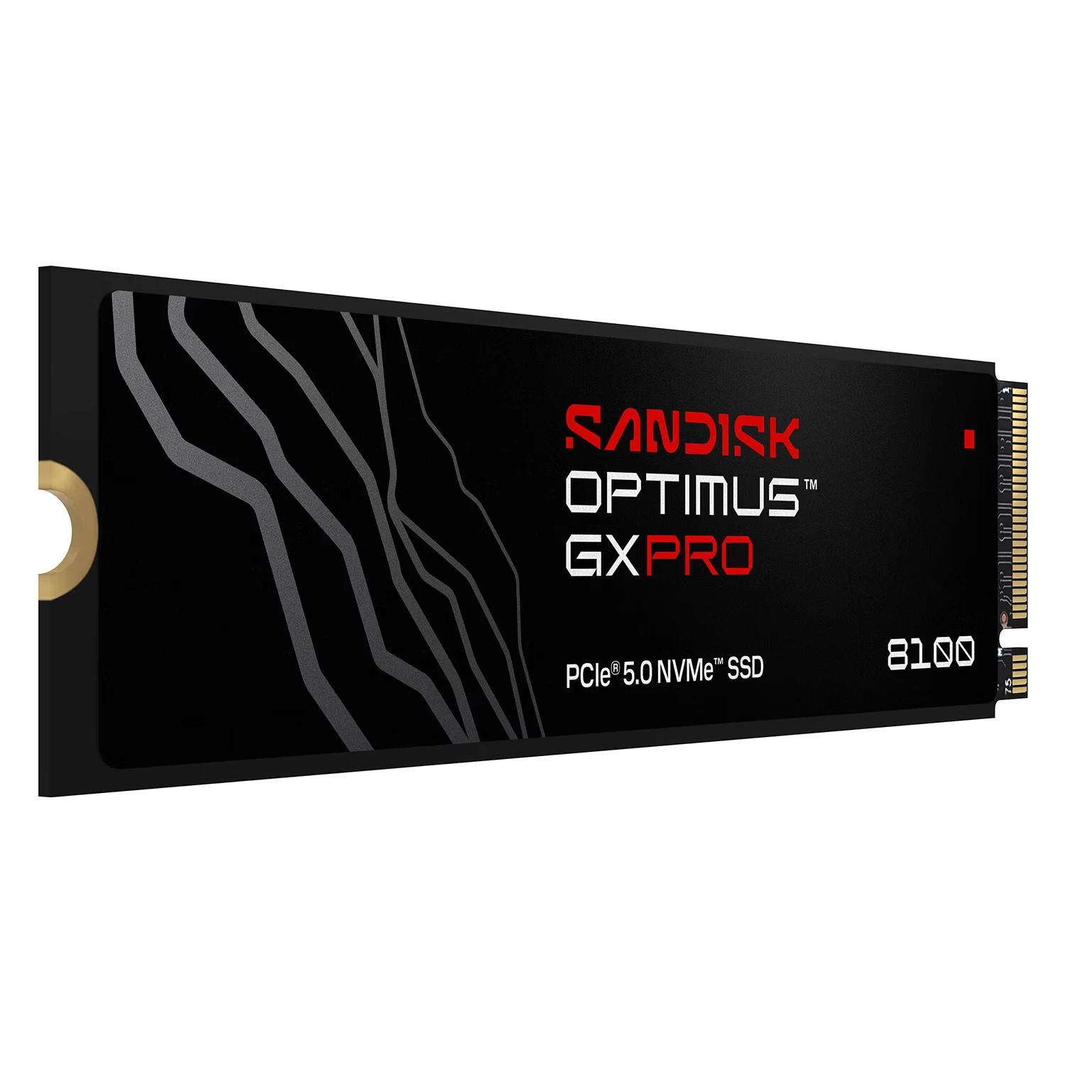 SSD M.2 SanDisk Optimus GX PRO 8100 1TB NVMe PCIe 5.0 - SDSP82100TAN - Imagen 3