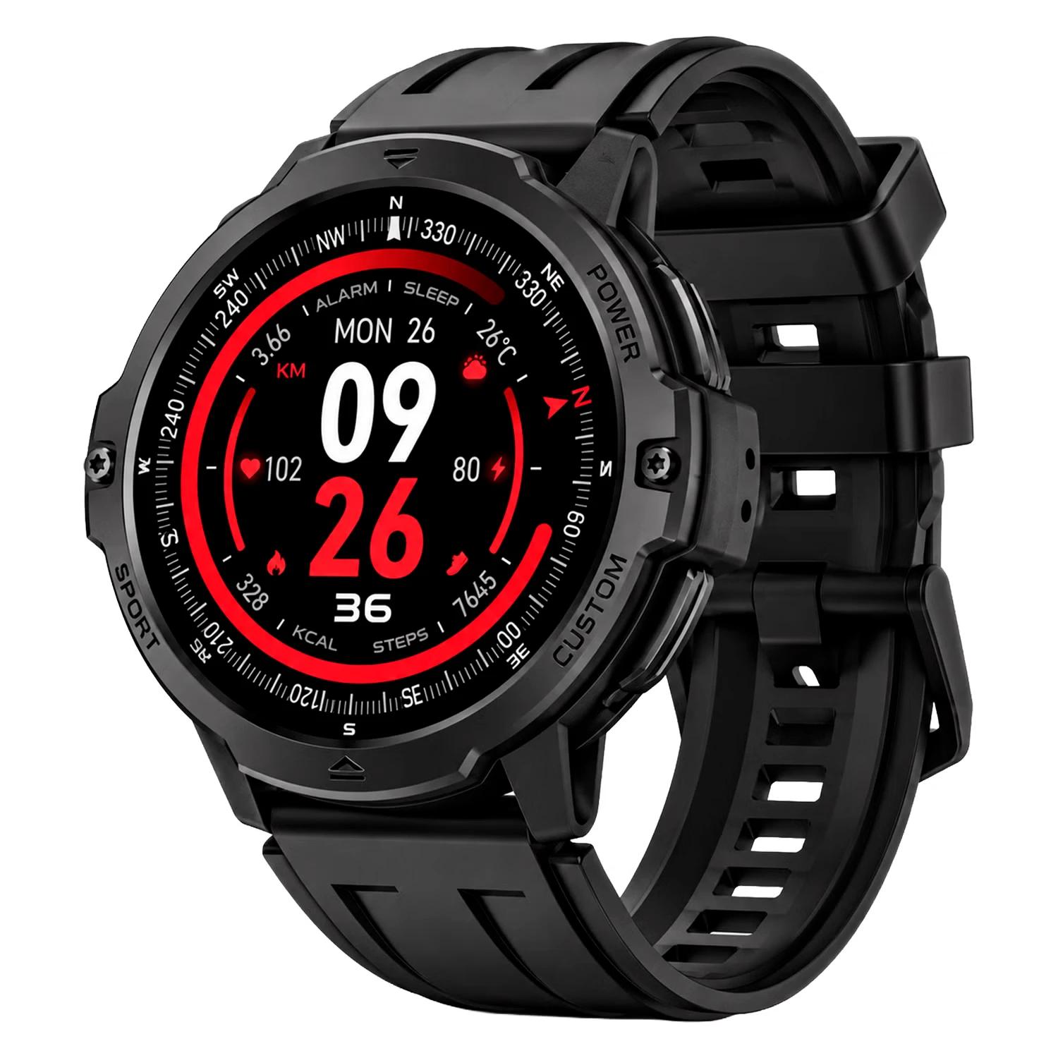 Smartwatch Oukitel BT16 46mm - Preto