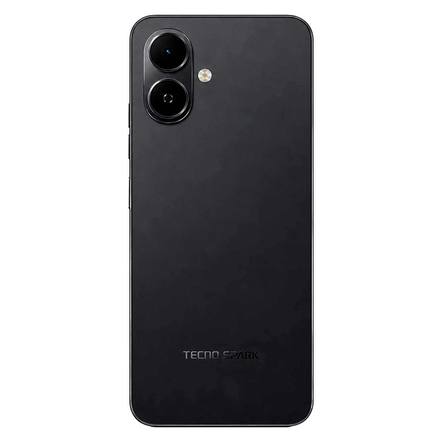 Smartphone Tecno Spark Go 2 KM4 128GB 4GB RAM Dual SIM Pantalla 6.67" - Negro - Imagen 3