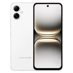 Smartphone Tecno Spark Go 2 KM4 128GB 4GB RAM Dual SIM Pantalla 6.67" - Blanco