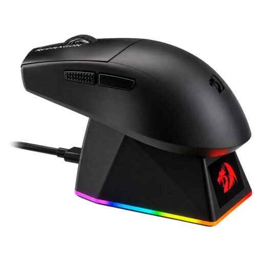 Alternative view of Mouse Gamer Redragon K1NG Ultra M999 LED 26000 DPI Sem Fio - Preto