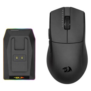 Mouse Gamer Redragon K1NG Ultra M999 LED 26000 DPI Sem Fio - Preto - Imagen 3