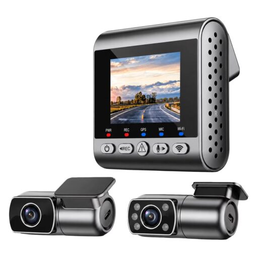 CAMERA SJCAM P/CARRO M60 DASHCAM (3CH) 4K/WIFI/MICRO SD  BLACK