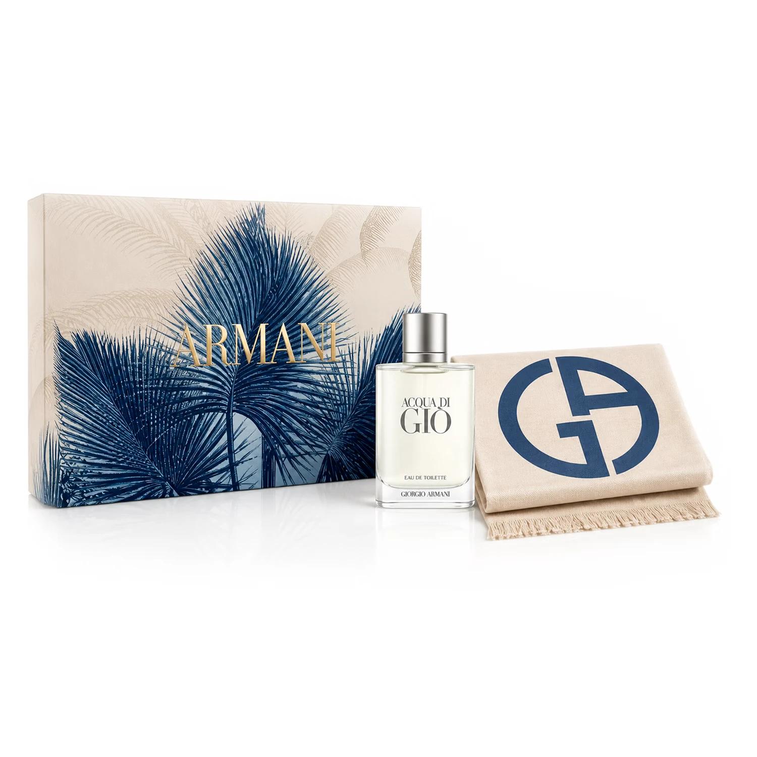 Kit Perfume Giorgio Armani Acqua Di Giò Eau de Toilette Masculino 100ml + Toalha