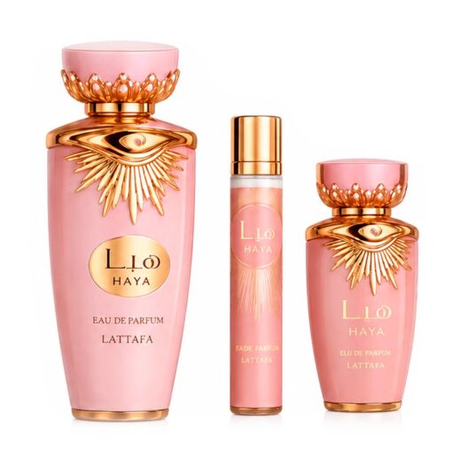 Alternative view of Kit Perfume Lattafa Haya Gift Set Eau De Parfum Femenino 100ml + Perfume De Viaje 12ml + Hair Mist