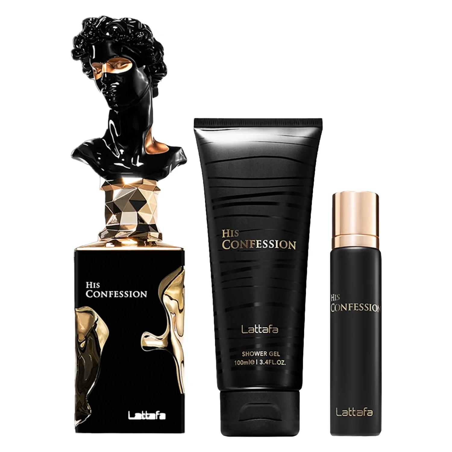 PERFUME LATTAFA KIT HIS CONFESSION 100ML/12ML/50ML - Imagen 2