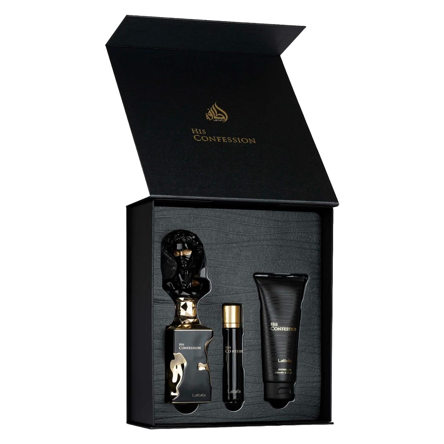 PERFUME LATTAFA KIT HIS CONFESSION 100ML/12ML/50ML - Imagen 3