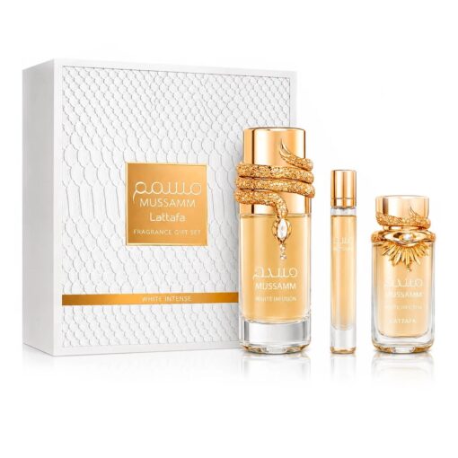 PERFUME LATTAFA KIT MUSAMAM WHITE INT 100ML 3PCS