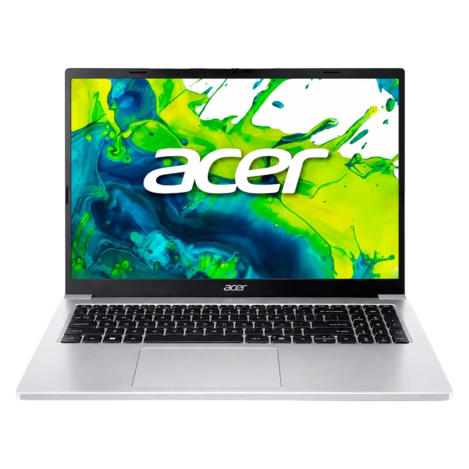 Notebook Acer Aspire Lite 15 Intel Core i3-N355 8GB RAM 512GB SSD Tela 15.6" Full HD Windows 11 Espanhol Prata - AL15-33P-3382