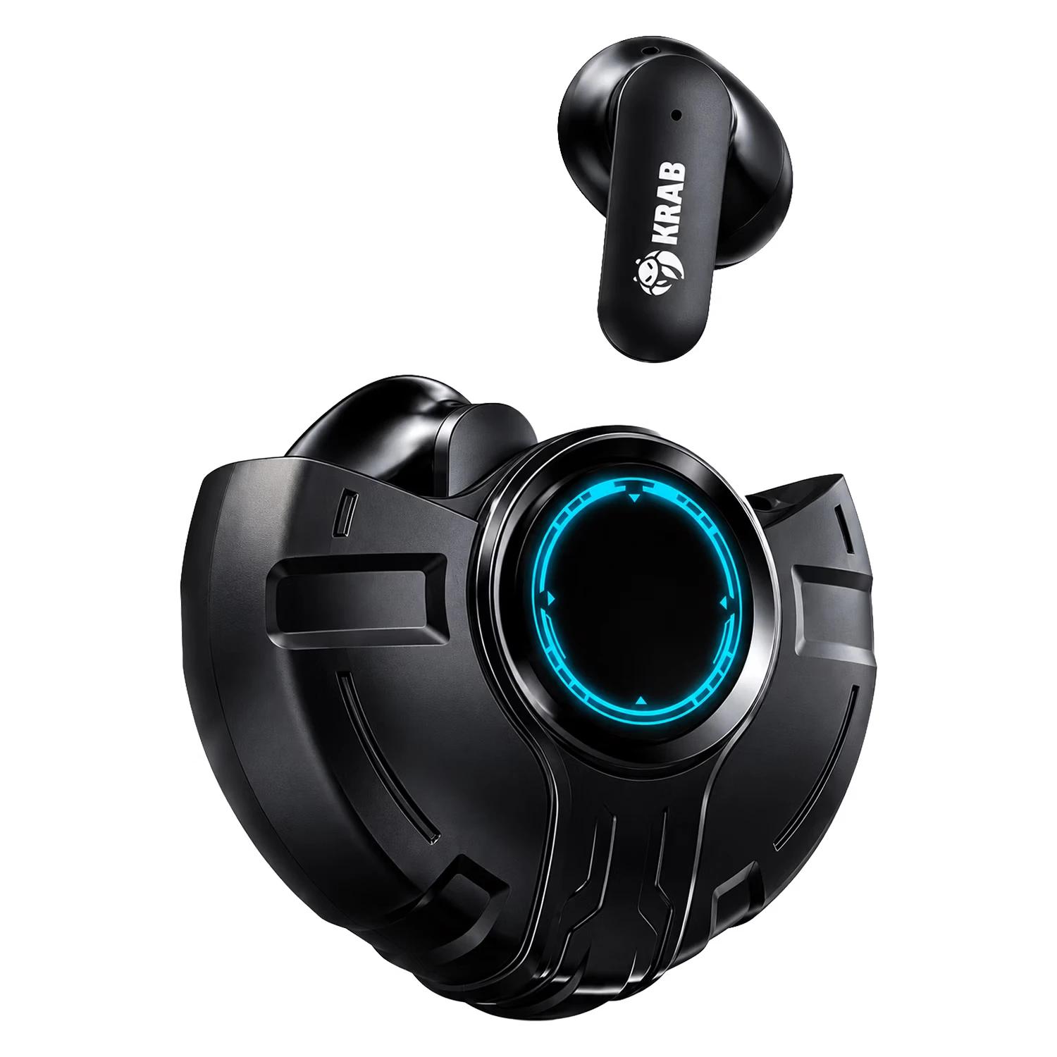 Auriculares Gamer Krab KBA832 Wireless - Negro