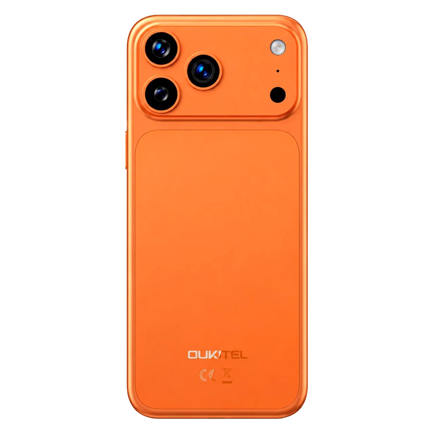 Smartphone Oukitel C17 Plus 256GB 6GB RAM Dual SIM NFC Pantalla 6.9" - Naranja - Imagen 3