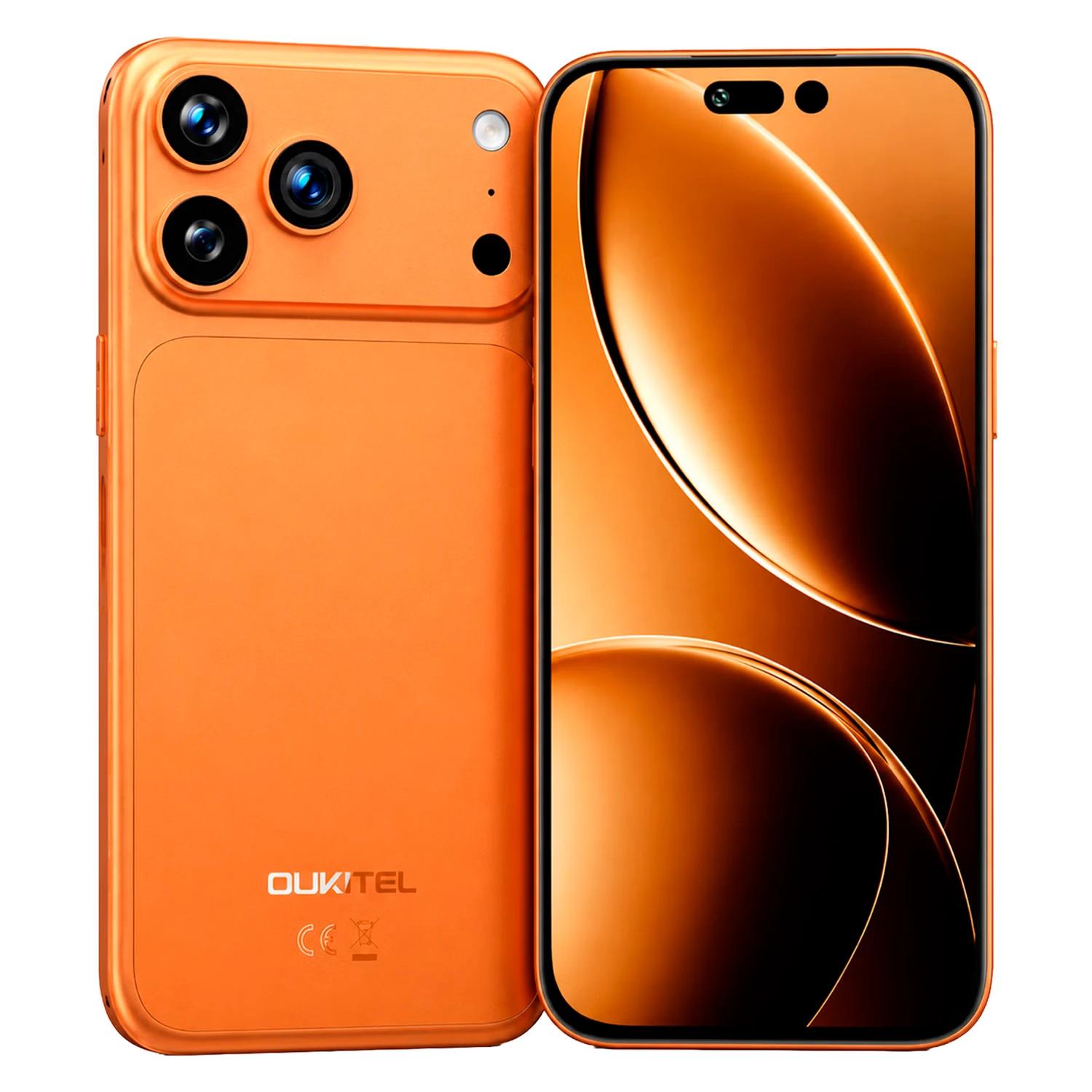 Smartphone Oukitel C17 Plus 256GB 6GB RAM Dual SIM NFC Pantalla 6.9" - Naranja - Imagen 4