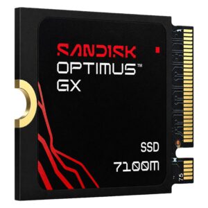 SSD M.2 SanDisk Optimus GX 7100M 2TB NVMe PCIe 4.0 - SDSP71200TAT - Imagen 2