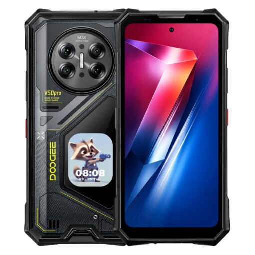 Smartphone Doogee V50 Pro 5G 512GB 12GB RAM Dual SIM NFC Pantalla 6.78" - Negro