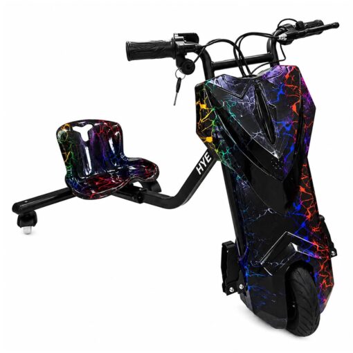 Triciclo Elétrico HYE HY-TR02 8.5" 250W - Negro Y Rojo