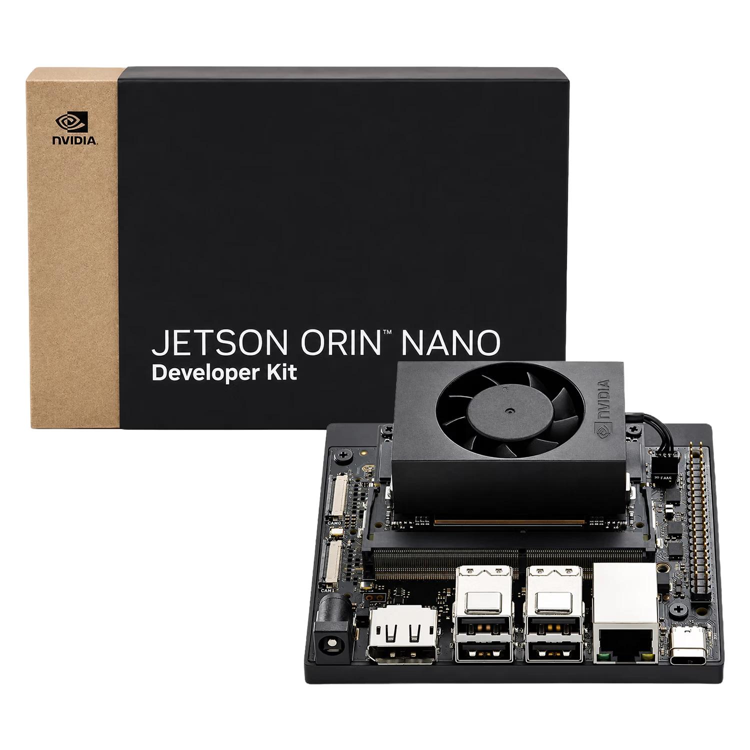 KIT DESENVOLVIMENTO NVIDIA JETSON ORIN NANO8GBD5/8GB/USB/DP/LAN/BT/WIF