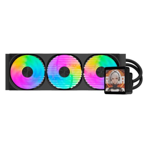 Alternative view of WATER COOLER CPU DARKFLASH DV360S MAX BLACK