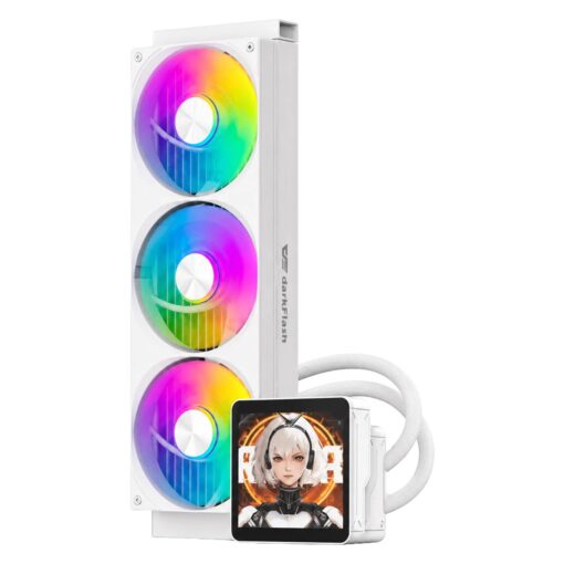 Alternative view of WATER COOLER CPU DARKFLASH DV360S MAX WHITE