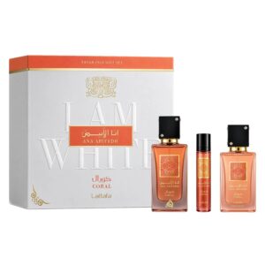 PERFUME LATTAFA KIT ANA ABIY. CORAL EDP 60ML 3PCS