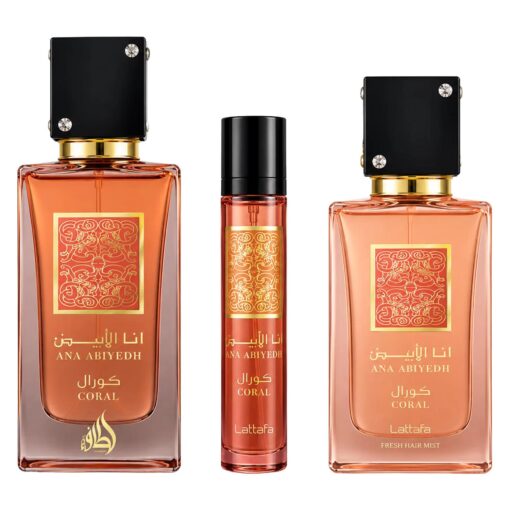 Alternative view of PERFUME LATTAFA KIT ANA ABIY. CORAL EDP 60ML 3PCS
