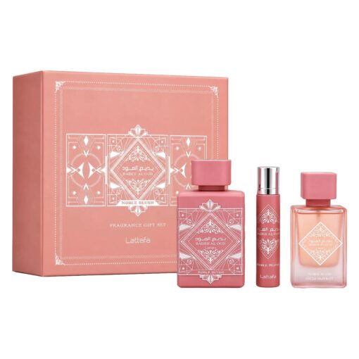 PERFUME LATTAFA KIT BADEE AL OUD BLUSH 3PCS